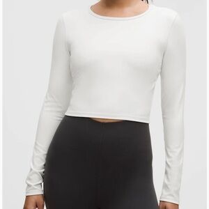 Lululemon | Wunder Train Cropped Long Sleeve Shirt | Size 6